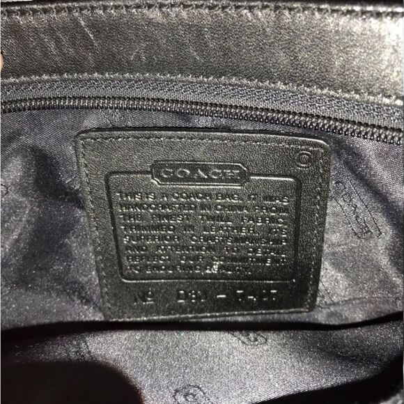 Coach Vintage Brown Clutch 7407 Demi Mercer Wristlet Purse - Picture 5 of 7